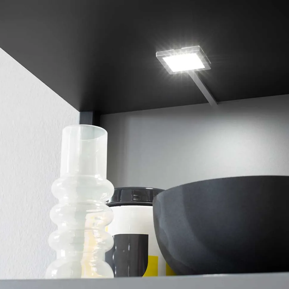 Designer-Wohnwand Möbel in Grau - Ridona (dreiteilig)