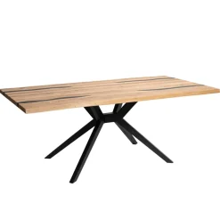 Design-Esstisch mit Baumkanten - Slavidra
