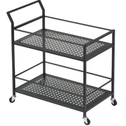 Design-Küchenwagen in Schwarz - Panfreda