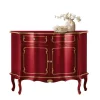 Design-Kommode in Rot und Gold - Julya