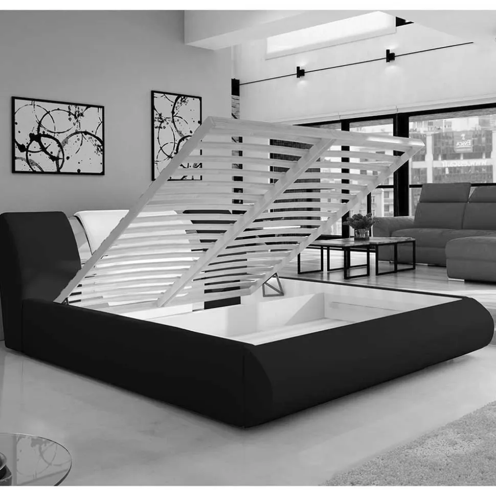 Design-Polsterbett inklusive Lattenrost - Cioara