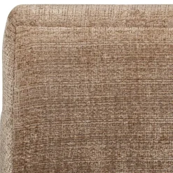 Designsessel in Hellbraun Chenille - Glacita