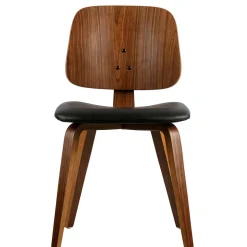 Designstuhl aus Kunstleder & Schichtholz - Riostar