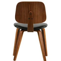 Designstuhl aus Kunstleder & Schichtholz - Riostar