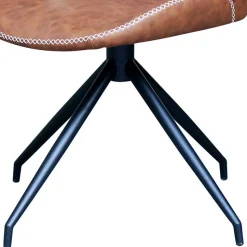 Designstuhl in Cognac Braun - Fantyna (2er Set)