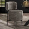 Designstuhl in Grau Boucle - Fincher
