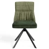 Designstuhl in Grün Material Mix - Hollabrunn (2er Set)