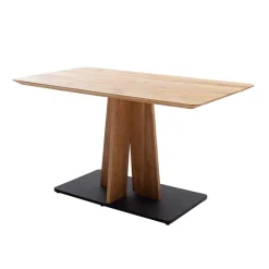 Design-Säulentisch mit Schweizer Kante - Vasilicata