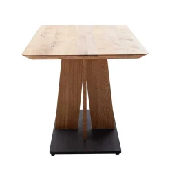 Design-Säulentisch mit Schweizer Kante - Vasilicata