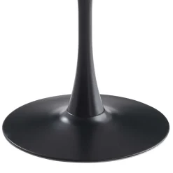 Designtisch aus Sinterstein mit Trompetenfuß - Memphis