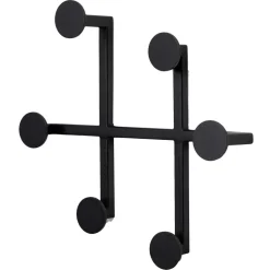 Design-Wandgarderobe aus Stahl - Finalys