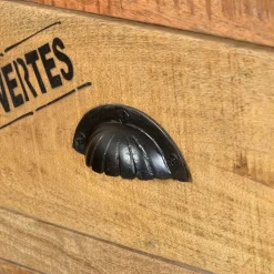 Design-Weinregal Indri aus Mangoholz