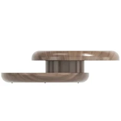 Design-Wohnzimmertisch mit drehbarer Platte - Loisango