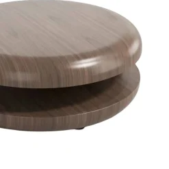 Design-Wohnzimmertisch mit drehbarer Platte - Loisango