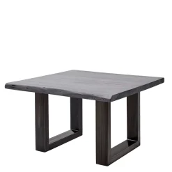 Design-Wohnzimmertisch mit grauer Holzplatte - Flaciona