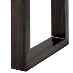 Design-Wohnzimmertisch mit grauer Holzplatte - Flaciona