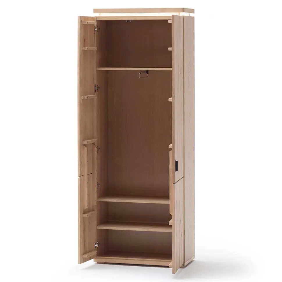 Dielen Einrichtung in Eiche Bianco - Arkadiuz (fünfteilig)