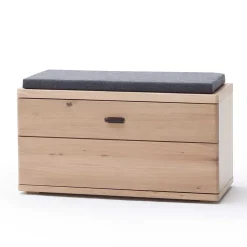 Dielen Einrichtung in Eiche Bianco - Arkadiuz (fünfteilig)