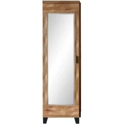 Dielen Garderobenschrank mit Spiegel - Elprisca