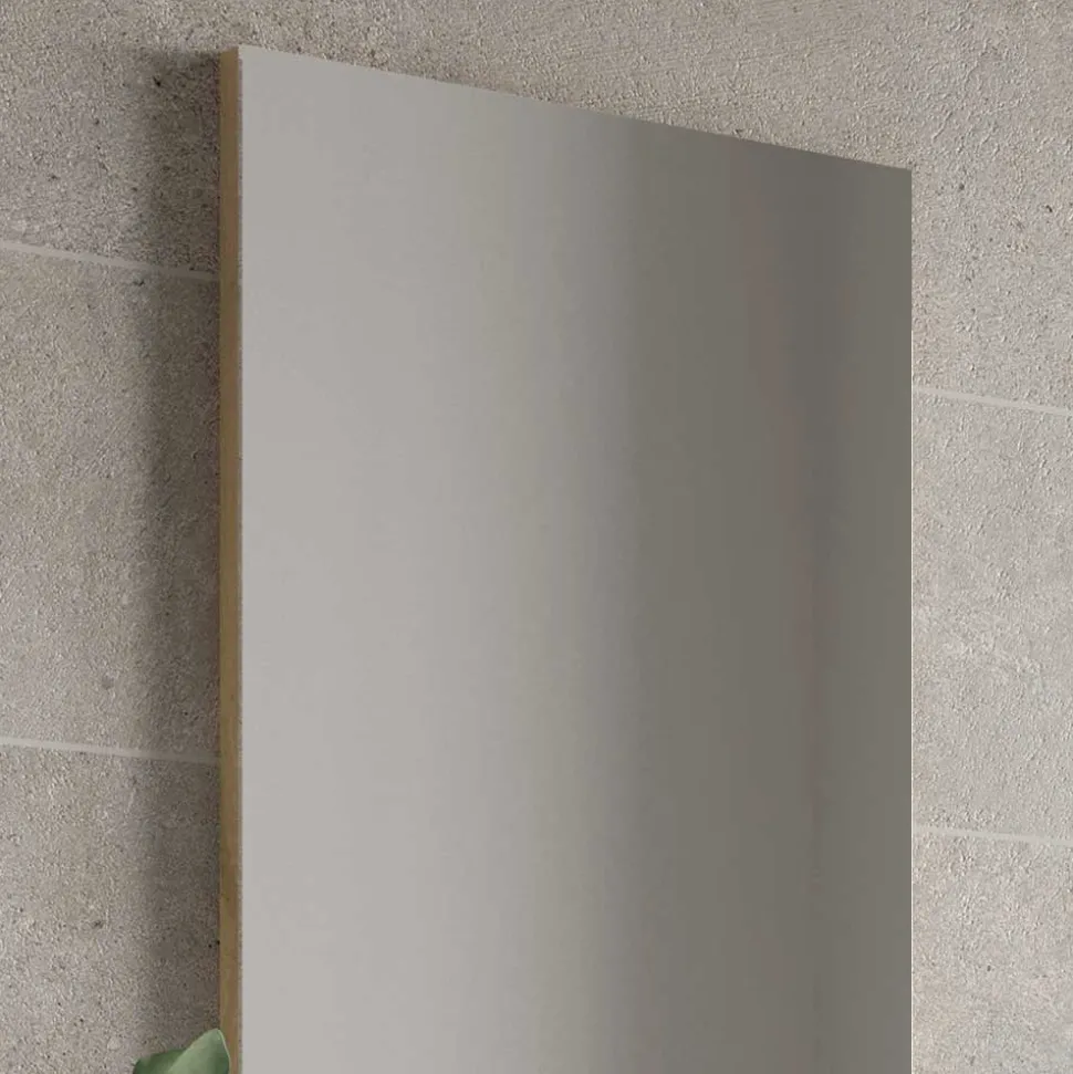 Dielen Möbel & Spiegel in Weiß & Wildeiche - Polaris (zweiteilig)