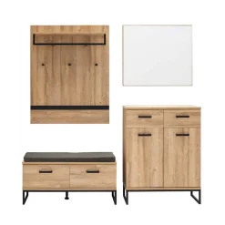 Dielen Möbel Set modern - Truvisas (vierteilig)