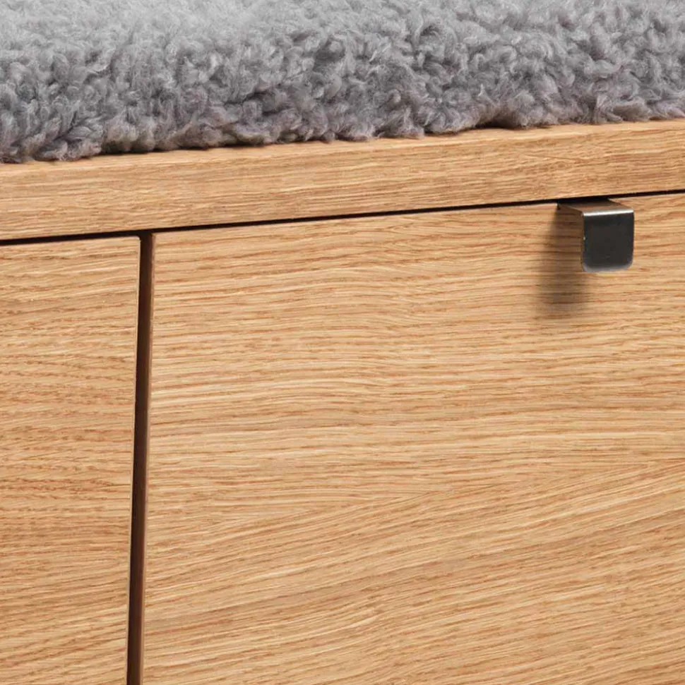 Dielenbank Helvana mit Eiche Furnier