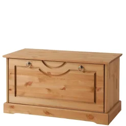 Dielenbank mit Schuhklappe aus Massivholz - Edranov