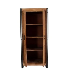 Dielenkleiderschrank Mendoza aus Akazie Massivholz