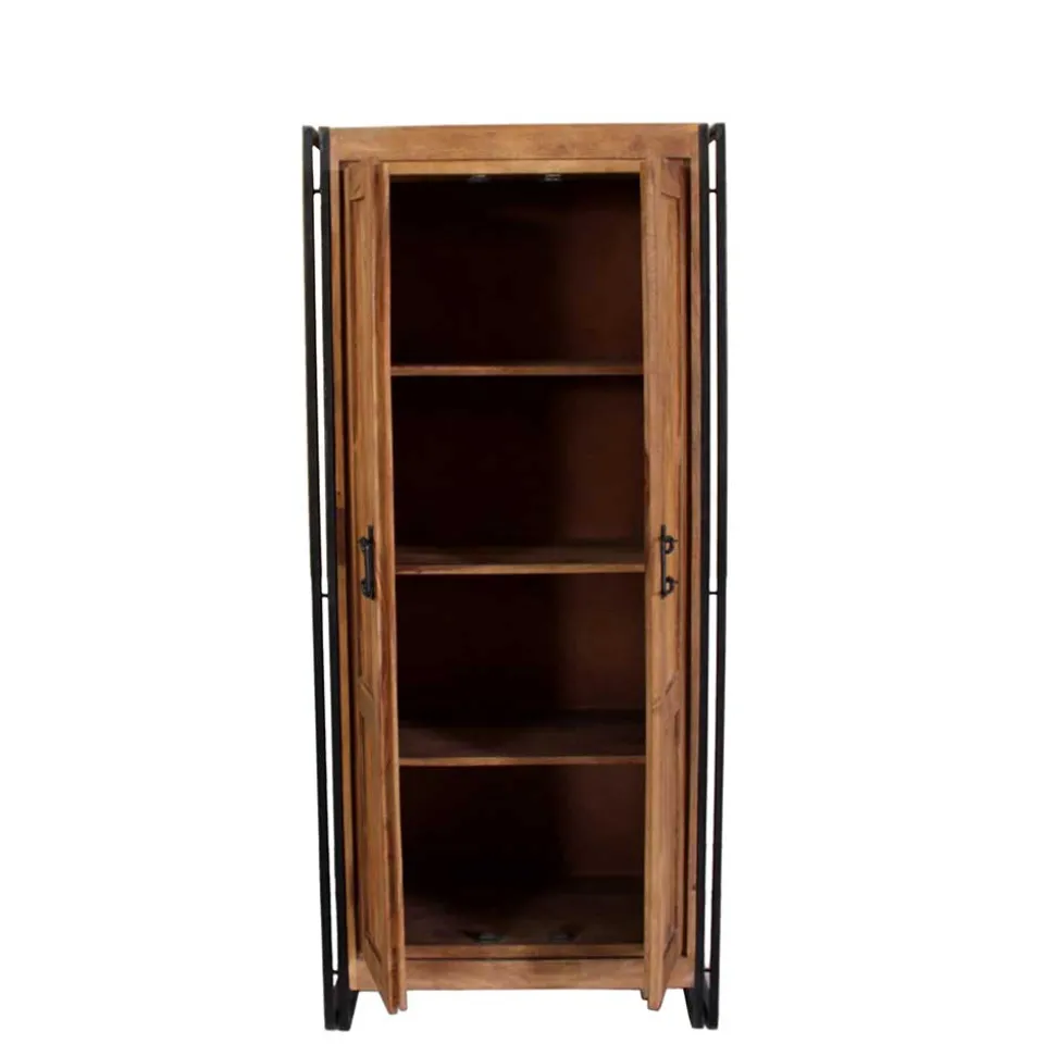 Dielenkleiderschrank Mendoza aus Akazie Massivholz