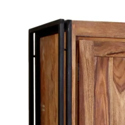 Dielenkleiderschrank Mendoza aus Akazie Massivholz