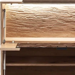 Dielenmöbel Kombination in Wildeiche - Vapposia (vierteilig)