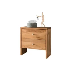 Dielenmöbel Set Delvestra aus Wildeiche Massivholz (vierteilig)