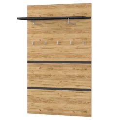 Dielenmöbel Set in Dekor Wildeiche - Orsecca (vierteilig)