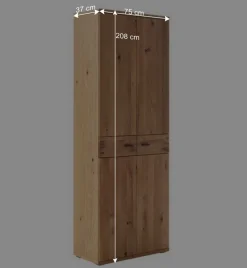 Dielenschrank in modern-rustikalem Design - Manaus