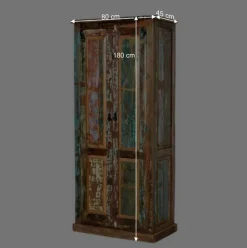 Dielenschrank Jamaica im Shabby Chic Design