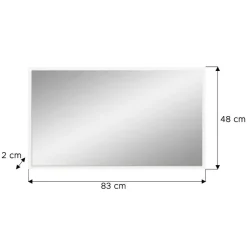 Dielenspiegel in Weiß - Davos