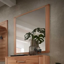 Dielenspiegel mit Kernbuche Holzrahmen - Viktorion