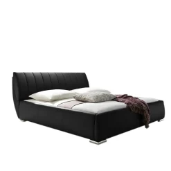 Doppelbett Bermuda aus Kunstleder