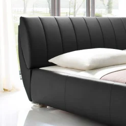 Doppelbett Bermuda aus Kunstleder