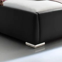 Doppelbett Bermuda aus Kunstleder