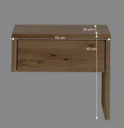 Doppelbett mit Nachtkonsolen Set - Aryvano (dreiteilig)