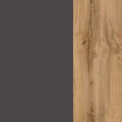 Doppelter Waschtisch mit Spiegelschrank - Athrin (dreiteilig)