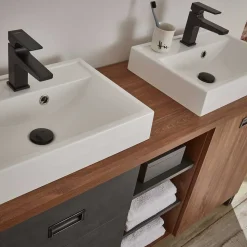 Doppelwaschtisch mit zwei Aufsatzwaschbecken - Forawas