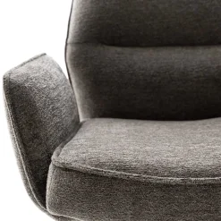 Drehbare Armlehnenstühle mit Taschenfederkern - Obanya (2er Set)