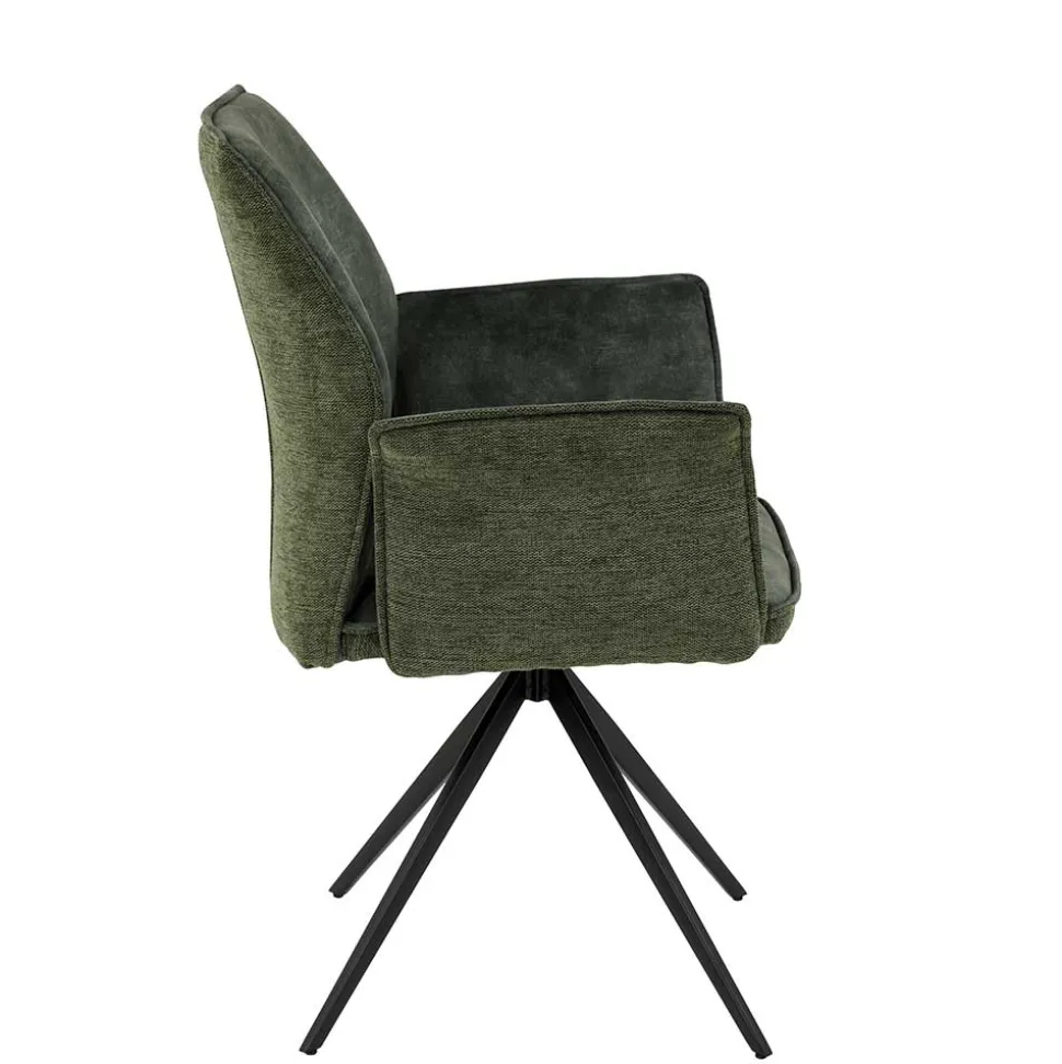 Drehbare Stühle mit Armlehnen - Vanencia (4er Set)