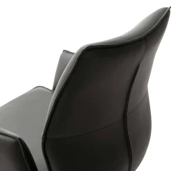 Drehbare Tischsessel aus Echtleder - Cascaya (2er Set)