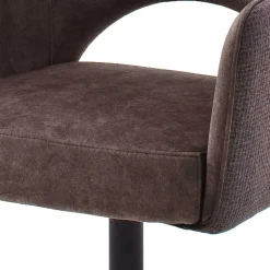 Drehbare Tischsessel in Hellbraun - Rovinja (2er Set)