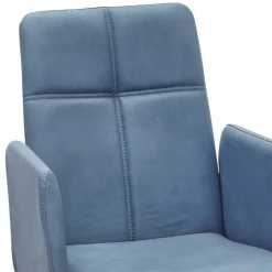 Drehbarer Armlehnenstuhl in Hellblau - Nenna