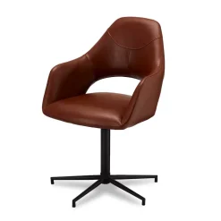 Drehbarer Armlehnenstuhl für Esstisch - Numento (2er Set)