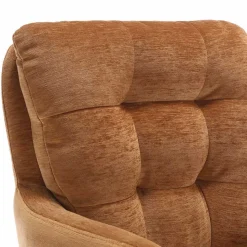 Drehbarer Esstischsessel in Ockergelb - Karin (2er Set)